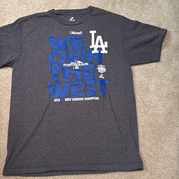 Dodgers Postseason West Division Champions Shirt - Picture 4 of 8